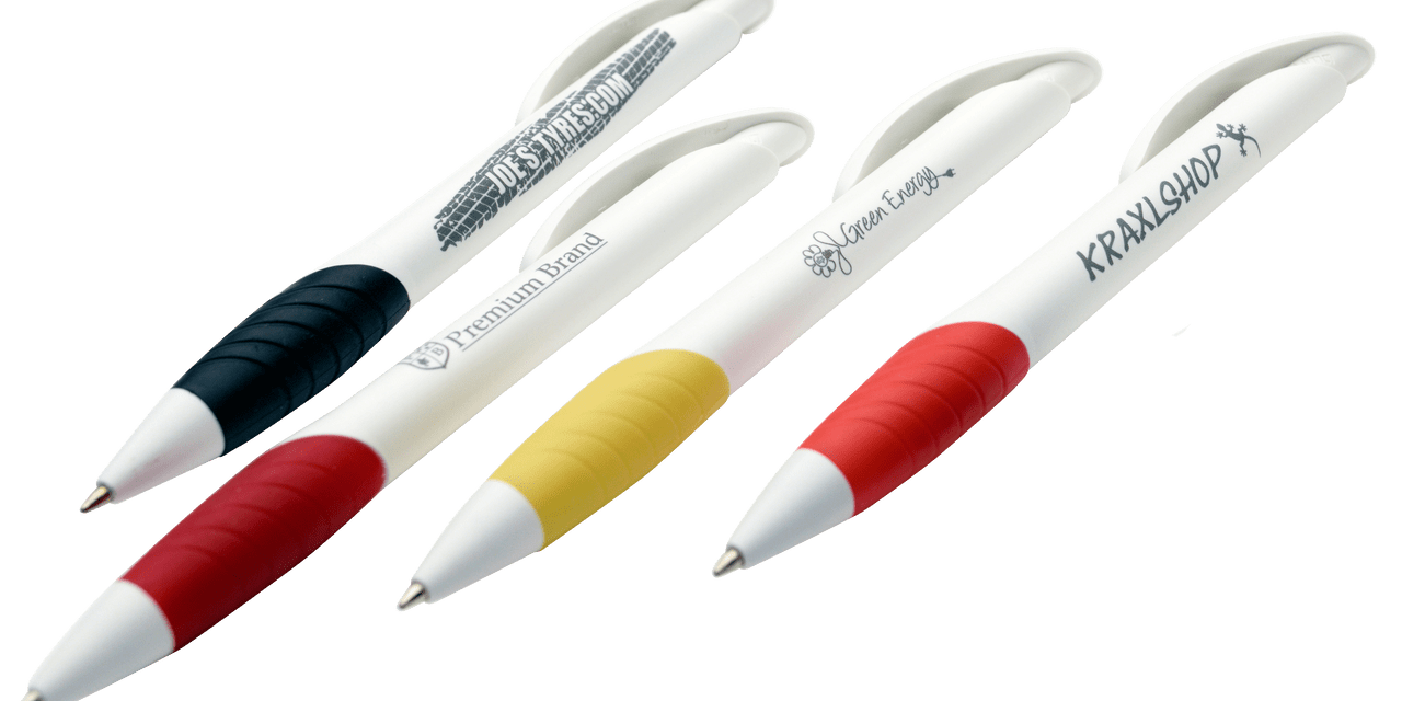 Laser engraving promotional items - pens 