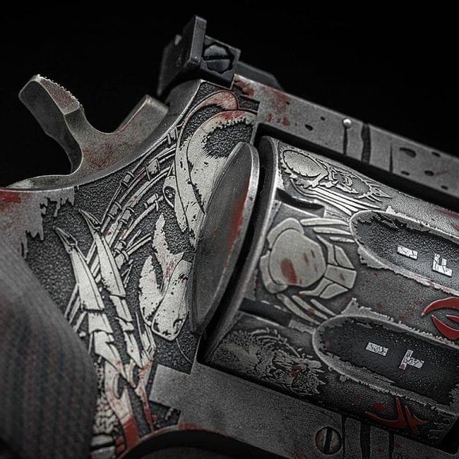 Detailed engraving firearms 