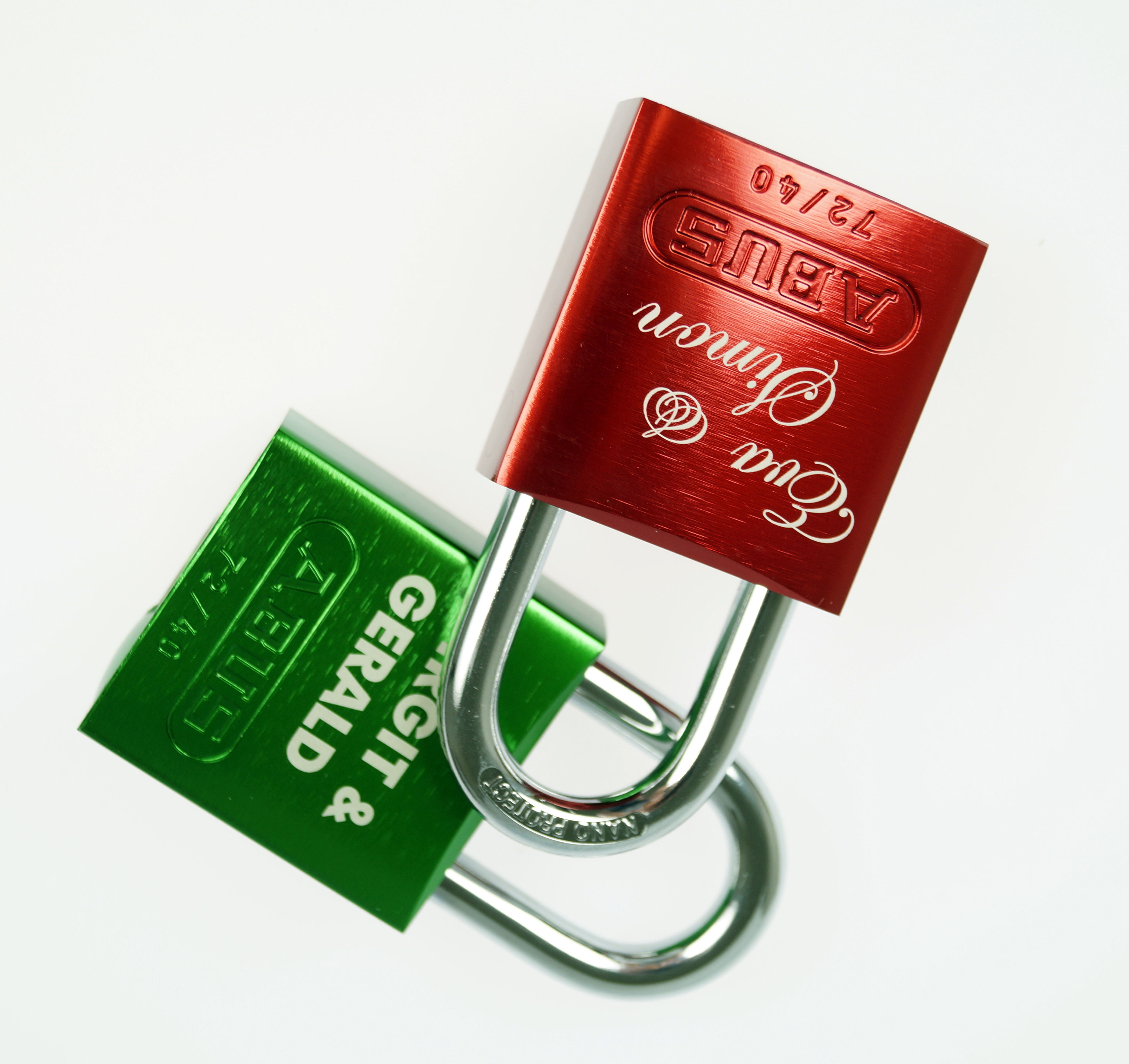 Laser Engraved 'Love Locks' DIY Trotec