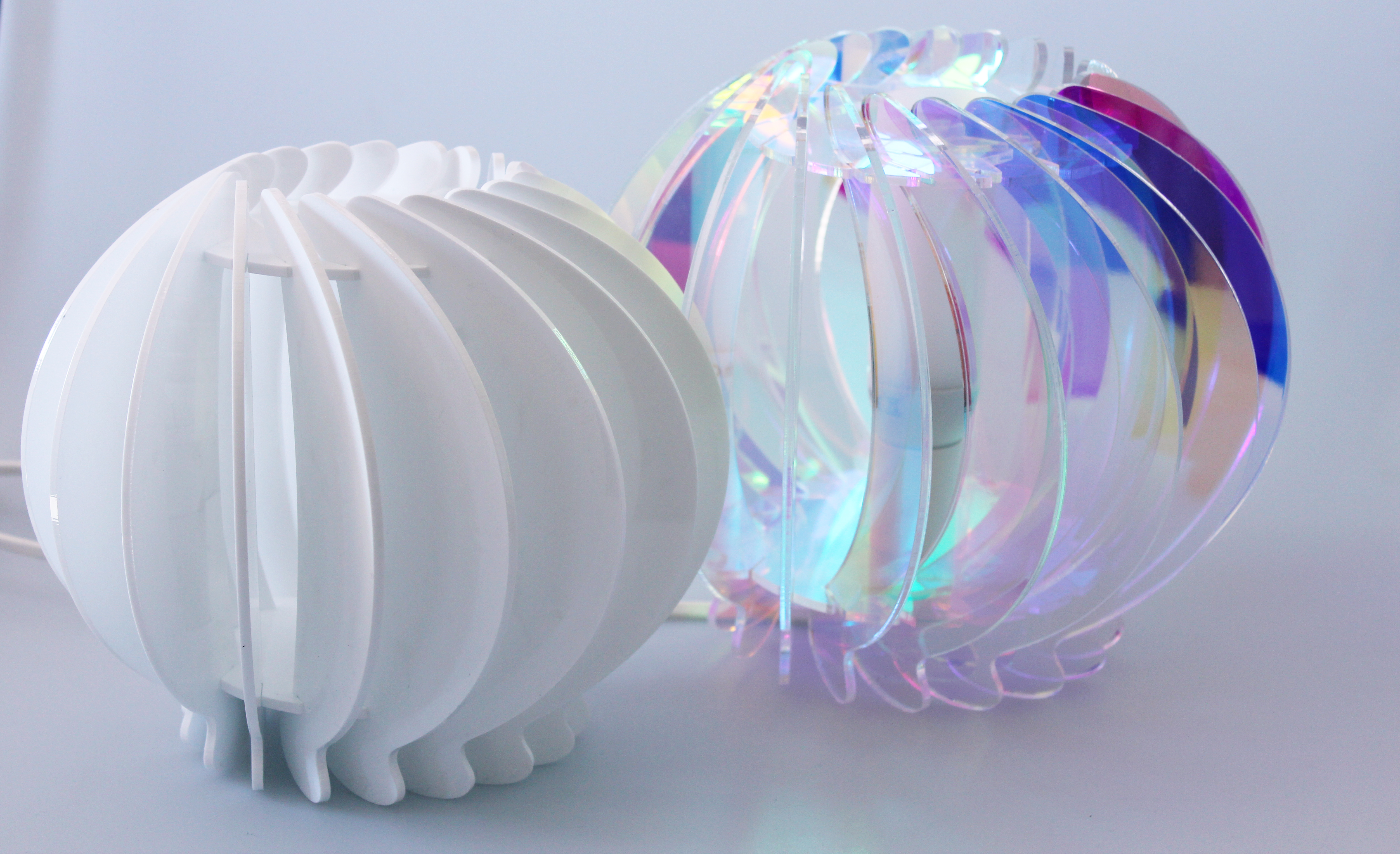 Laser Cut Acrylic Lamp Contemporary Laser Cut Acrylic Decor With