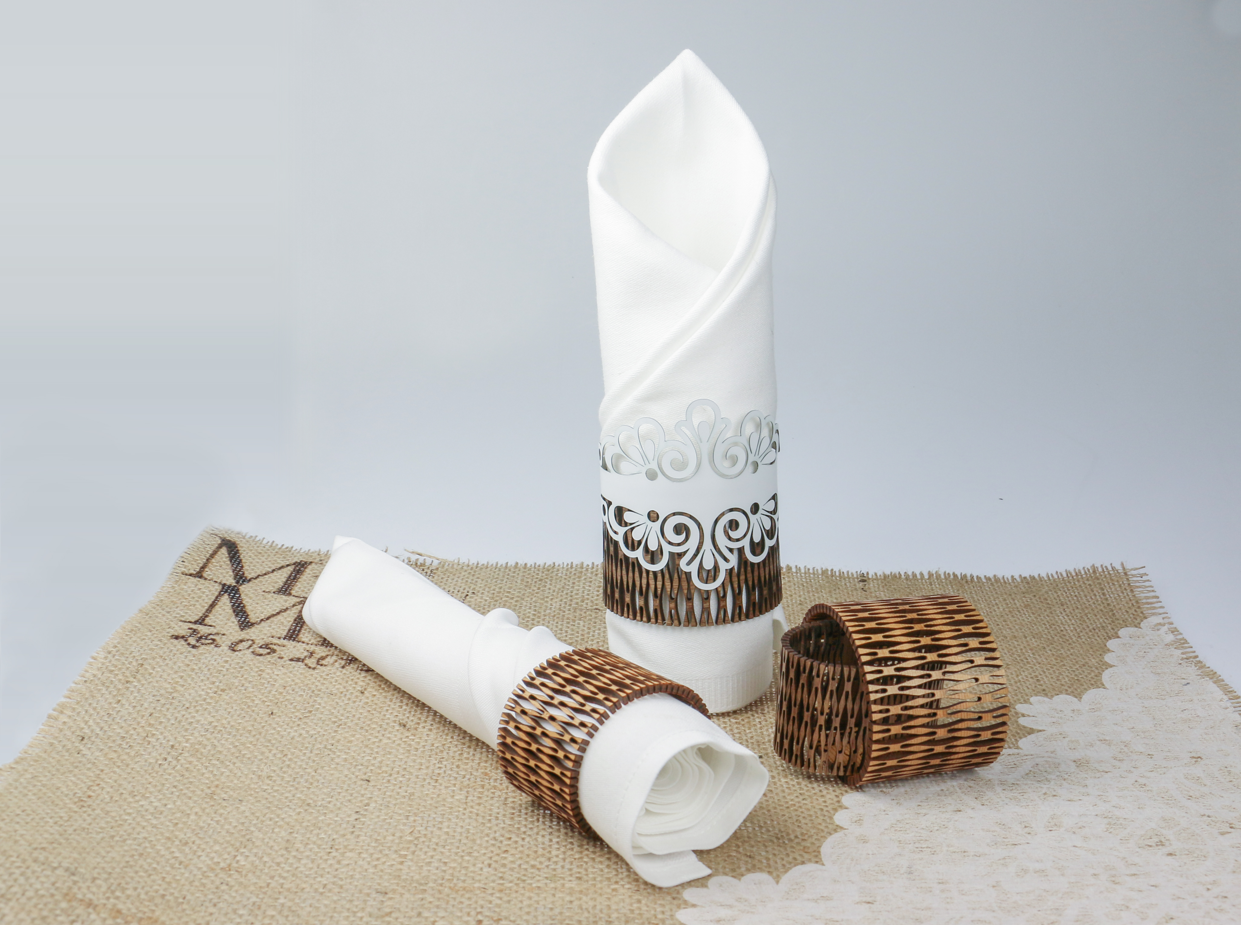 Napkin ring DIY Trotec Laser