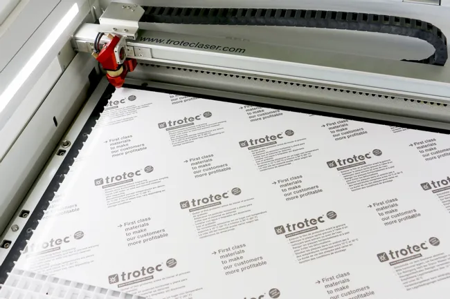 TroLase weiß laserschneiden