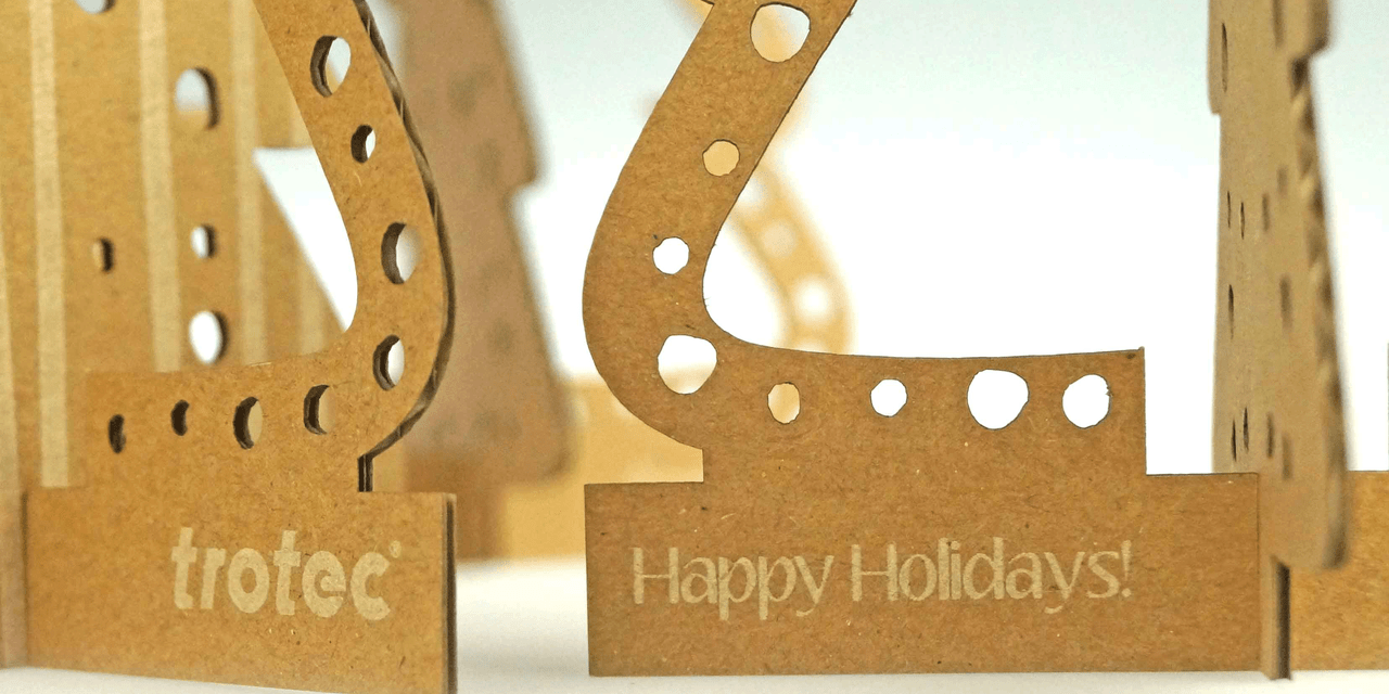 cardboard christmas tree laser cutter