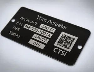 Gravure laser de plaques signalétiques