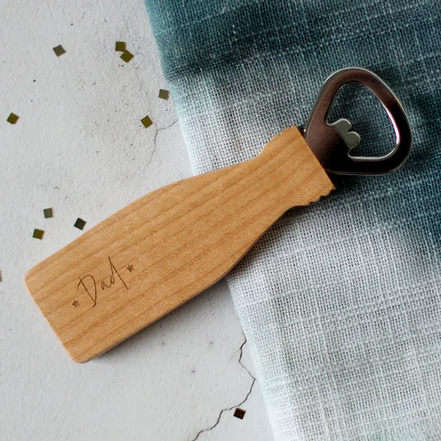 Lasergravierter Flaschenöffner