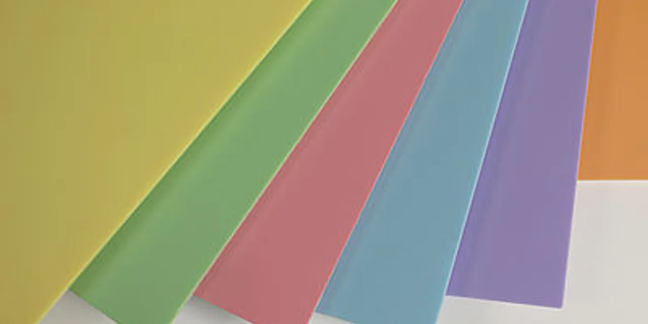 Colorful Trotec laserable acrylic sheets for engraving and cutting with CO₂ laser machines