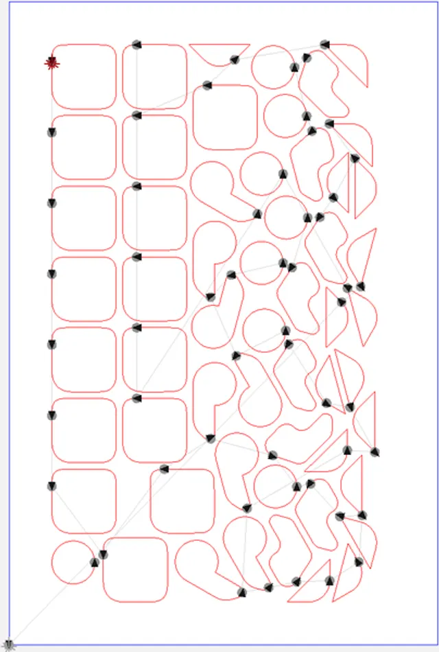 laser path preview