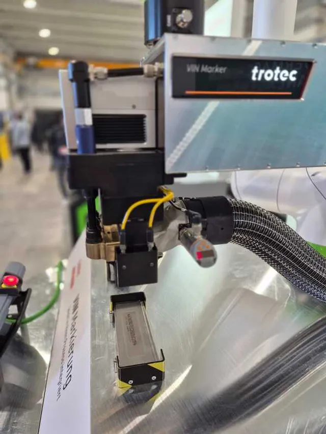 Trotec VIN Marker Laserbeschriftungssystem in Industrieausführung für die Gravur von Metallen