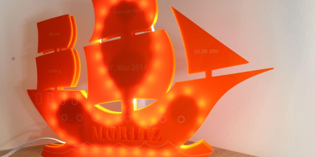 laser cut nicht light plexiglass