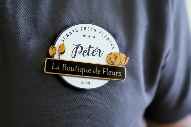 Laser engraving name tags