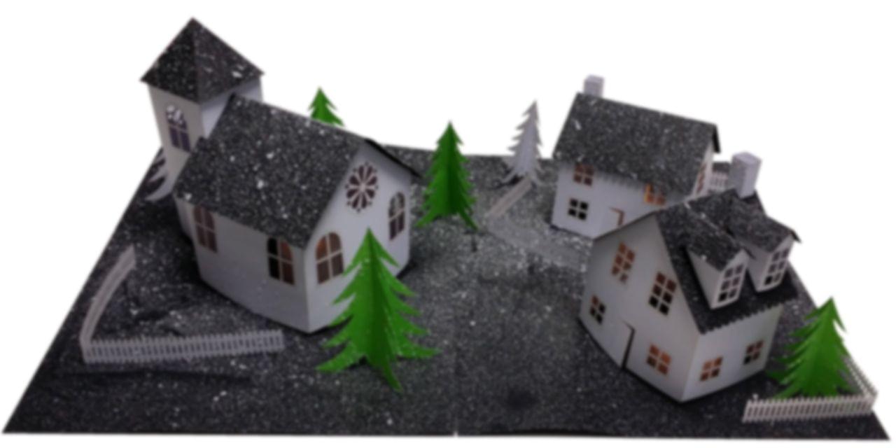 paper house model laser cutting
