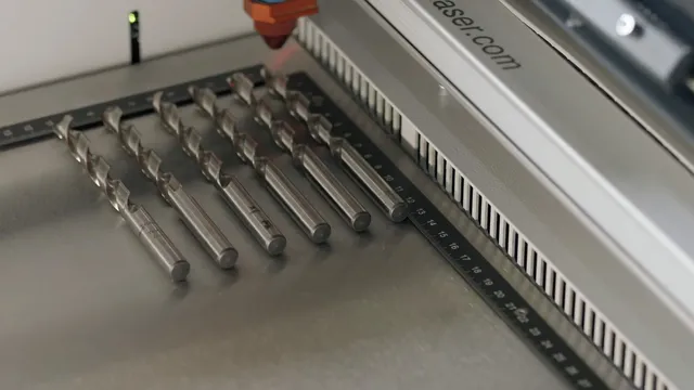 Mèches métalliques à marquage laser Trotec avec technologie de gravure de précision