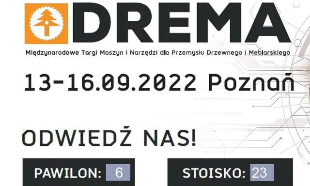 Trotec na targach DREMA w Poznaniu, stoisko 23 pawilon 6, 13-16 września 2022 r.