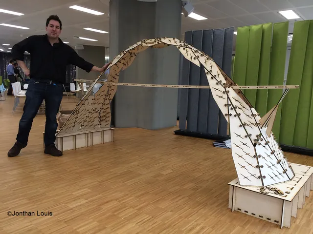 Modelmaking: laser cut wooden bridge