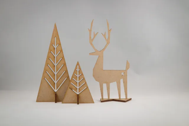 Laser cutting mdf decorative items