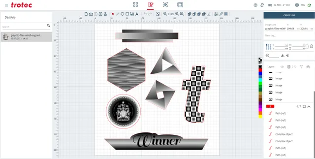 Grabado 3D en madera