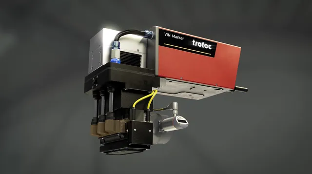 Trotec VIN Marker Laserbeschriftungssystem für hochpräzise industrielle Gravuren