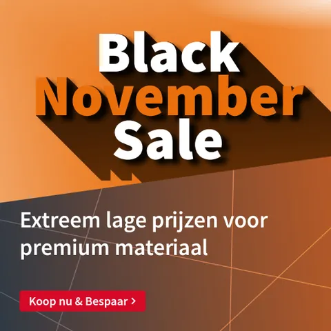 Trotec Black November Sale met lage prijzen voor eersteklas lasergraveermaterialen