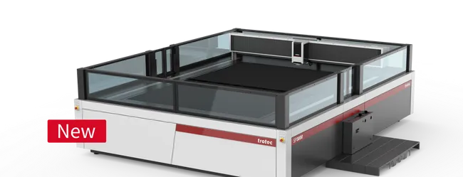 Nueva cortadora láser Trotec SP3000 CO₂ diseñada para el grabado y corte por láser de gran formato