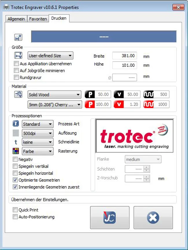 print settings stand
