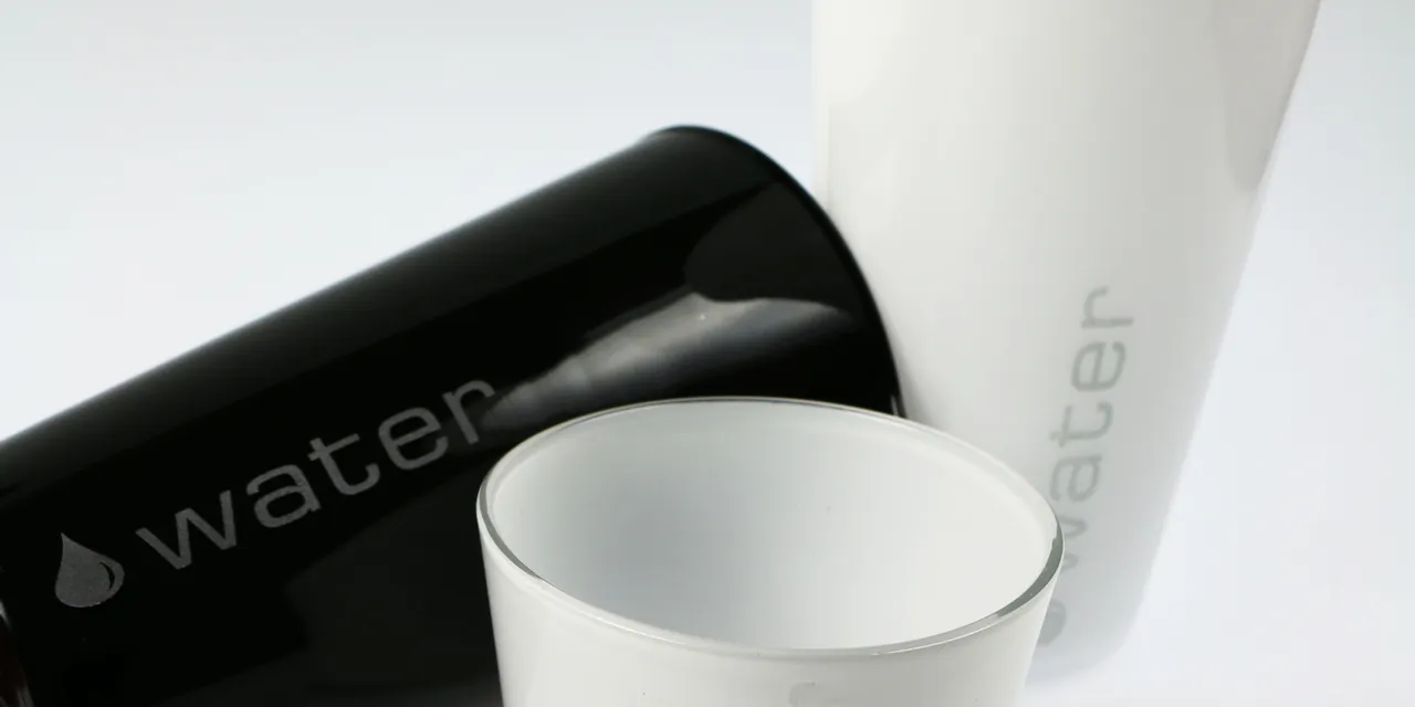 bicchiere di vetro ikea inciso al laser