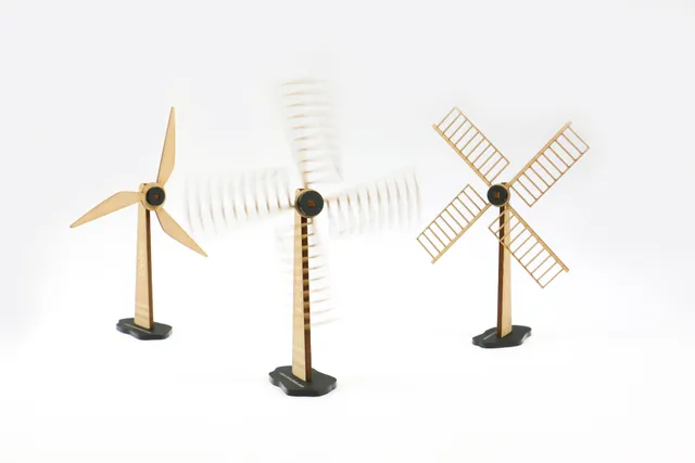 ispirazione taglio laser turbina eolica 